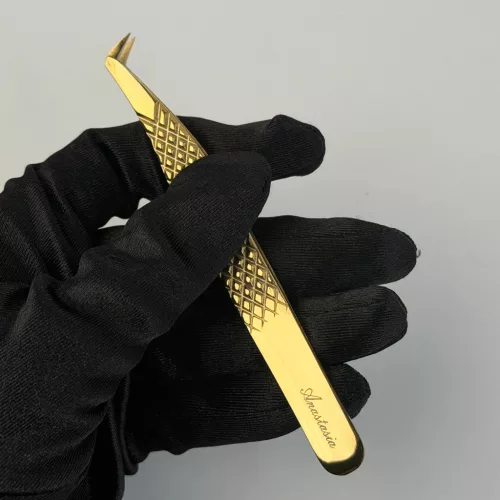ANASTASIA - pensetă volume pentru extensii gene - vârf standard