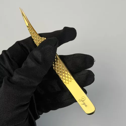 ZOYA - pensetă oblică pentru izolare extensii gene