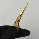 ZOYA - pensetă oblică pentru izolare extensii gene
