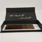 22 rânduri - MIX • Toffee • curbură M • 0.07 - Extensii gene maro