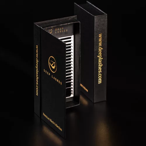 20 rânduri - MIX • curbură CC • 0.06 - Extensii gene - Premium Black Collection