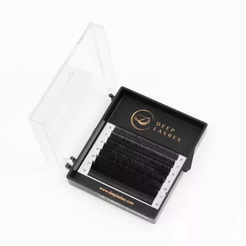 7 rânduri - MIX - Extensii gene - Premium Black Collection PROMOTION