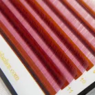 7 rânduri - MIX • Chrome Pink • 0.07 (6-12 mm) - Extensii gene colorate