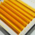 7 rânduri - MIX • Portocaliu neon • 0.07 (6-12 mm) - Extensii gene colorate